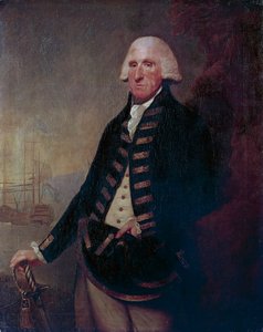 Portrait de Sir Samuel Hood, I Vicomte Hood (Butleigh) - Lemuel Francis Abbott