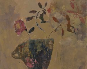 Nature morte florale abstraite