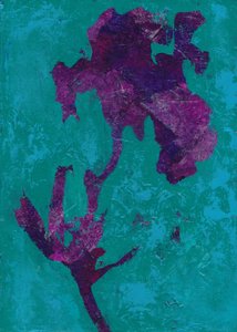 Abstrait : Iris violet - Lena Ru