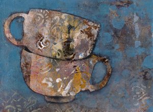 Tasses à thé rustiques empilées - Lena Ru