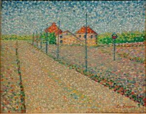 Paysage aux environs de Lagny - Leo Gausson