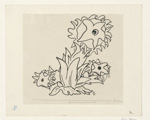 Fleurs - Leo Gestel (signed by artist)