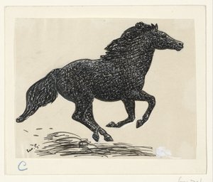 Cheval au galop
