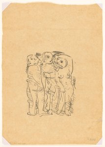 Les trois grâces (esquisse) - Leo Gestel