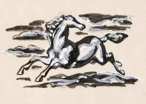 Cheval au galop