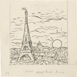 Vue de la Tour Eiffel à Paris