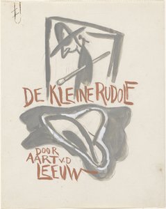 Conception pour une couverture de livre pour : Aart van der Leeuw, Le petit Rudolf, 1930 - Leo Gestel