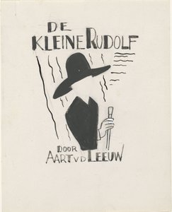 Projet de couverture de livre pour : Aart van der Leeuw, Le petit Rudolf, 1930 - Leo Gestel