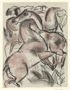 Chevaux dans la nature - Leo Gestel