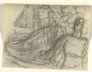 Navire et figures - Leo Gestel
