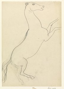 Cheval cabré sans crinière - Leo Gestel
