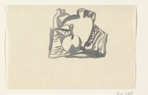 Nature morte avec pomme et cruche
