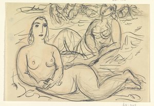 Deux femmes nues dans l
