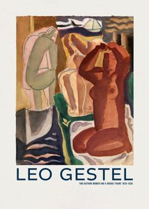 Deux baigneuses et un pont - Leo Gestel