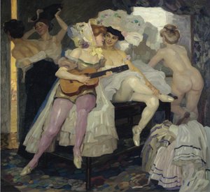 Dans les coulisses, 1905