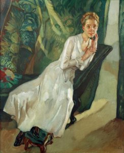 Portrait de Madame Halseband - Leo Putz