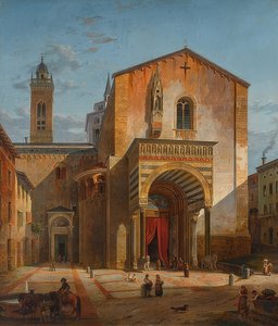 Bergame - Vue du transept sud de S. Maria Maggiore