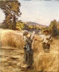 Repas du soir - Leon Augustin Lhermitte