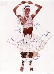 Costume de bayadère créé par Léon Bakst pour « Le Dieu bleu » de Reynaldo Hahn (1875 - 1947) - Leon Bakst