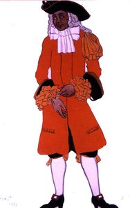 Conception de costume pour un chasseur, de La Belle au bois dormant