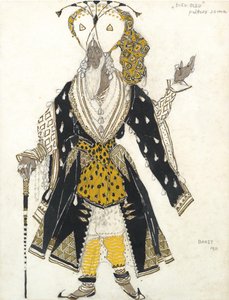 Costume pour le ballet Le Dieu Bleu par R. Hahn, 1911 - Leon Bakst
