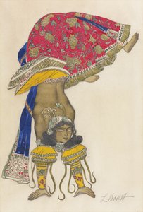Costume pour le ballet Le Dieu Bleu par R. Hahn, 1912 - Leon Bakst