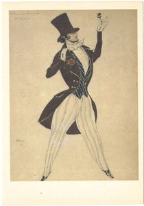Conception de costume pour le ballet Carnaval de R. Schumann, 1910
