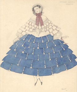 Costume pour le ballet Carnaval de R. Schumann, 1910
