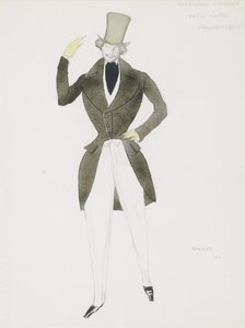 Costume pour le ballet Carnaval de R. Schumann, 1910