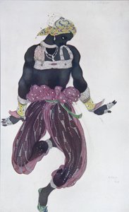 Costume pour le ballet Shéhérazade de N. Rimski-Korsakov, 1910 - Leon Bakst