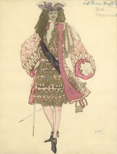 Costume pour le ballet La Belle au bois dormant de P. Tchaïkovski