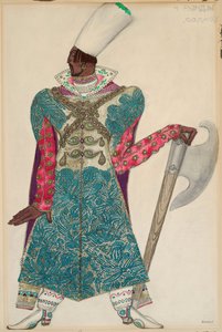 Costume pour "Sadko", opéra dirigé par Nicolas Rimski-Korsakov. Œuvre de Léon Bakst - Leon Bakst