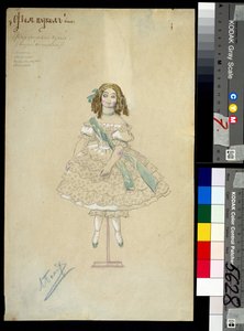 Costume pour le ballet « La poupée féerique » dirigé par Joseph Bayer (1852-1913) - Leon Bakst