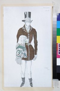 Costume pour le ballet Les Papillons de Robert Schumann - Leon Bakst