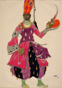 Eunuque Costume pour le ballet Shéhérazade de Nicolas Rimski-Korsakov 1922 - Leon Bakst