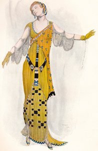 Fantaisie sur le costume moderne, Dione, vers 1910