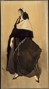 Portrait de la danseuse russe Ida Rubinstein - Leon Bakst