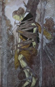 Ida Rubinstein dans la pièce Le Martyre de Saint Sébastien de Gabriele D