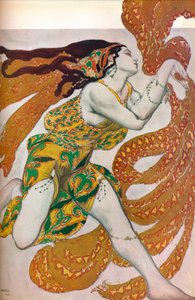 Narcisse : Une bacchante. Costume pour la danse Narcisse, 1911 - Leon Bakst