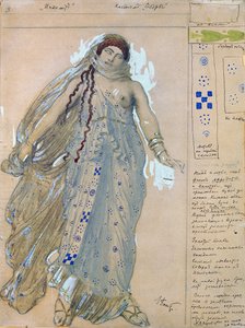 Phèdre. Costume pour le drame Hippolyte d