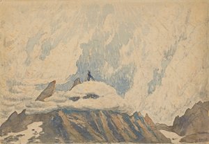 Décor de scène pour le ballet La damnation de Faust par Hector Berlioz, début des années 1920 - Leon Bakst