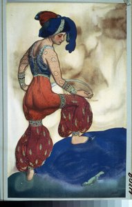 Sultane, costume pour le ballet Sheherazade de Nicolas Rimski-Korsakov - Leon Bakst