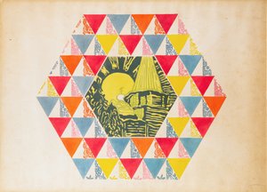 Design textile, vers 1923-1924