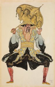 Le Mandarin chinois, conception de costume pour "La Belle au bois dormant", 1921 - Leon Bakst