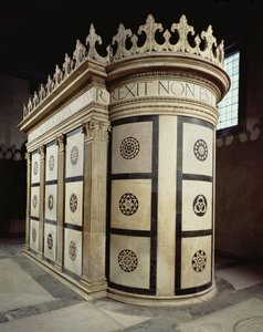 Le Petit Temple du Saint-Sépulcre dans la Chapelle Rucellai, 1467