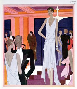 Le Miramar à Cannes, planche de mode de 