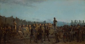 Départ des condamnés du Kremlin Bicêtre - Leon Charles Adrien Bailly