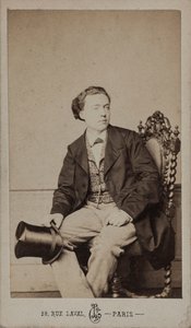 Portrait du compositeur Louis Diémer 1843-1919, vers 1875 - Leon Cremiere