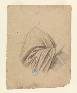 Dessin, étude de draperie, 1886-92 - Leon Dabo