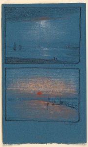 Deux paysages du soir